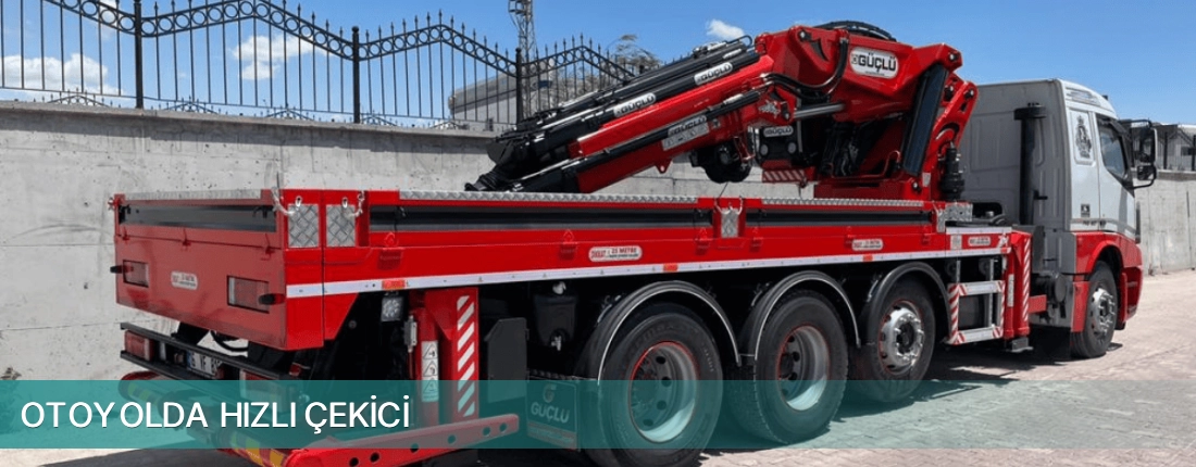 5. Sanayi İlçemi Otoyolda Hızlı Çekici